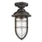 Homeroots 18.5 x 10 x 10 in. Dylan 3-Light Oil-Rubbed Bronze Hanging Lantern 397961 - alternate 5